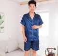 Men Night suit / Groom Short Nighty / Luxury Nightwear for Men / Men Night Dress. 
