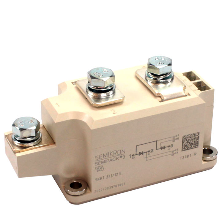 Thyristor / Diode Modules SEMIPACK 3 (115x50x52 factroy refurbish  diod semipack 3 250/12 E