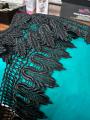 Black Chori Schiffli Lace. 