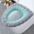 Winter Warm Toilet Seat Cover Mat Soft Warmer Washable Bathroom Toilet Pad Cushion Seat Case Toilet Lid Cover Accessories. 