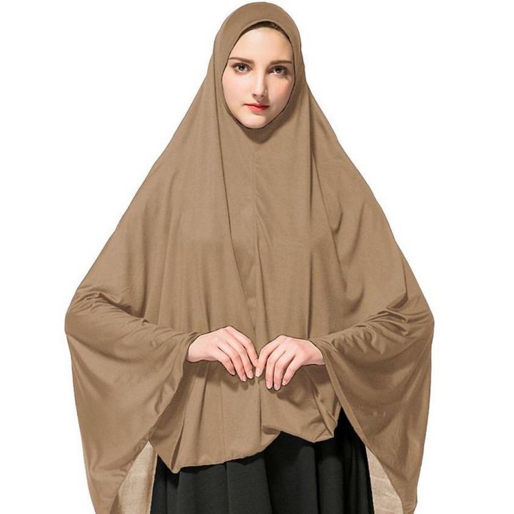 Long Hijab or Khimar or Prayer Makhana with Naqab Be Hijabi