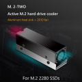 M.2 SSD NVMe Heat Sink Solid State Disk Air Circulation Radiator. 