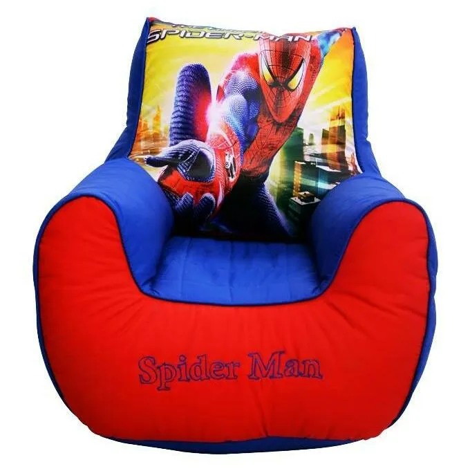 Spider%20man%20kid's%20Sofa%20with%20Stool%20-%20Image%202