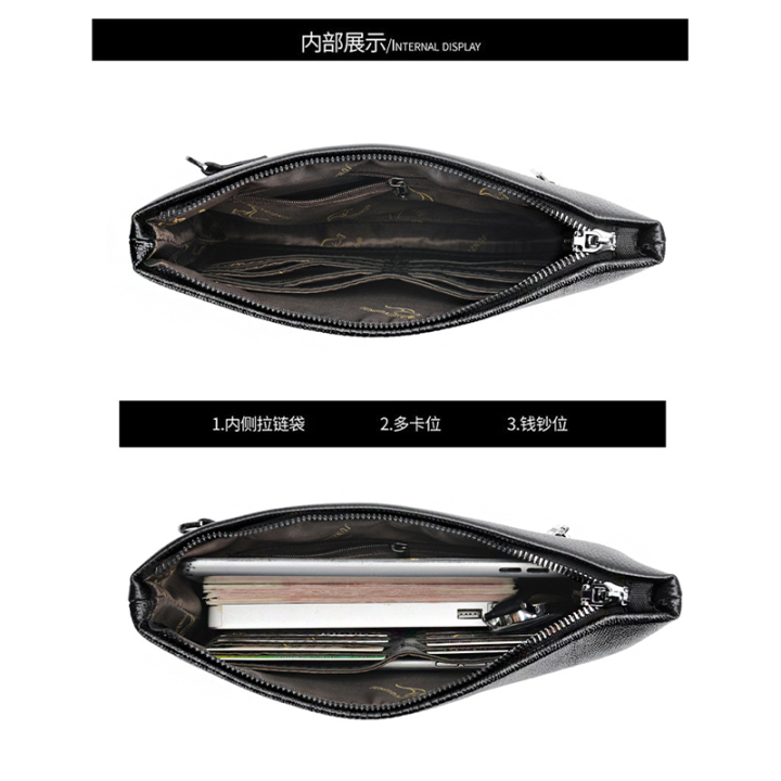 DGSenpi%20Pattern%20Embossed%20Men's%20Clutch%20New%20Large%20Capacity%20Envelope%20Bag%20European%20and%20American%20Men's%20Clutch%20Korean%20Men's%20Bag%20Briefcase%20-%20Image%204