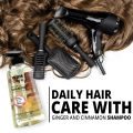 (Pack of 2) WBM Anti Hair Loss Shampoo - 500ml | Ginger & Cinnamon Shampoo (Anti Hair Fall Shampoo). 