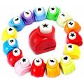 Mini Paper Punch Pack of 8 - Mini DIY Assorted Paper Punching Machines Crafts Punch. 