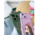 DEL for Honor 9X Pro / Huawei Y9S Back Cover Cute Girl Phone Case Soft Rubber Camera Protection Design Mobile Cover. 