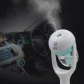Kebidu Car Air Freshener 12V Car Mini Air Purifier Humidifier Aromatherapy Oil Mist Diffuser Fogger - Green. 
