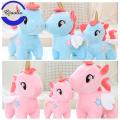 QS Kawaii Unicorn Plush Toy Soft Stuffed Unicorn Soft Dolls Animal Horse Toys For Children Girl Pillow Birthday Gifts #433202. 