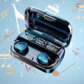 Orignal F9 & M10 & M90 & M19 TWS Air pod with Super Sound & High Quality Touch Sensors True Stereo Headphones with Built in Mic 10m Transmission Bluetooth Wireless Earbuds , Charging Case Sport Headset for all Bluetooth Smart devices.. 