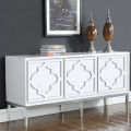 Mirror Tile Sticker Anti-scratch Hollow Pattern Mirror Tile Sticker. 