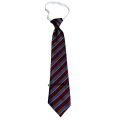 The City School Primary Boys Uniform Elastic Tie Gray & Maroon Lining Uniform Tie. 