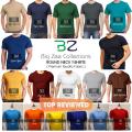 T Shirt (Premium Quality) Plain Round Neck Half Sleeves by Big Zee Collections. 