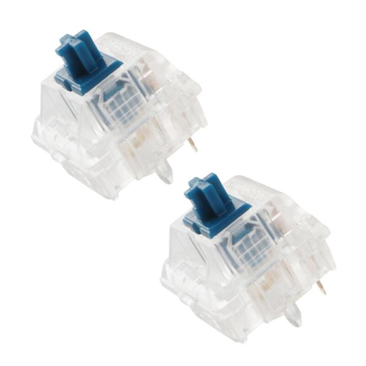 5 Pins Blue Axis Zealios Zilent V2 Switches For Mechanical Keyboard Tactile Axis 62G 65G 67G 78G Durable 2Pcs
