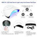 COSCELIA Manicure Set With Lamp Nail Kit 36W UV LED Lamp For Nail Art Sets. 