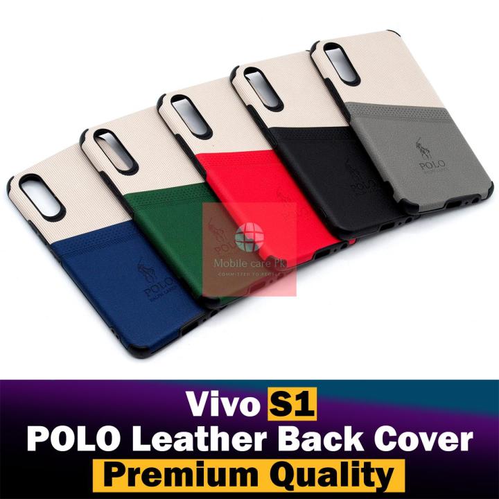 Vivo S1 Back Cover Leather Type Soft S1 Case For Boys