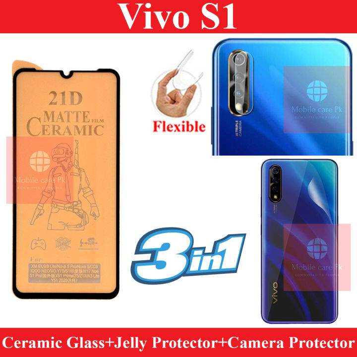 Vivo S1 Ceramic Matte Protector 9D 11D Unbreakable Antishock