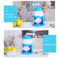 New Portable Ice Crusher and Shaved Ice Gola Ganda Maker Machine Hand Shaved Ice Machine Manual Fruit Smoothie Machine Mini Household Ice Shaver Small Ice Crusher. 