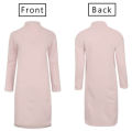 Ladies Turtleneck Sweater Mini Dress Long Sleeve Turtleneck Knit Dress Fall Winter Casual Loose Warm Sweater OversizedSweatshirt. 