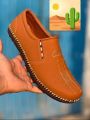 Handmed Mens Casual Loafers Shoes. 