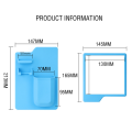 Silicone material Fashion silicone mirror Lightweight 14.5x16.5x13cm Portable mirror Self grips mirror Washroom mirror Travel size Shatterproof mirror for Bathroom mirror Shower mirror Travel mirror. 