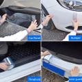 30cmx60cm Skin Car Bumper Hood Paint Protection Film Vinyl Clear Transparent film Skin Protective Film Car Bumper Hood Paint Protection Sticker Anti Scratch Clear Transparent Film for cars mobiles laptops and bikes Sticker by Sticker Saloon. 