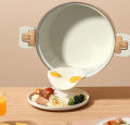 Non-Stick Micro Pressure Cookers High Quality Heavy Weight Enamel Micro Pressure Cooker, 8l Large Capacity Multifunctional Time Saving Non Stick Stockpot, Pressure Cooker Soup Stew Pot Plumpy Push-Pull Lock Pressure Cooker Soup Pot for Kitchen. 