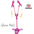 Double Mic Musical Karaoke Set For Kids-Children's Musical Toy Microphone Set With Mobile Phone Connect Option Smart Musical Toys-DS-005. 