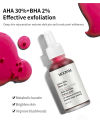 AHA BHA Serum, AHA 30% BHA 2% peeling solution, AHA BHA Exfoliator, AHA BHA miracle serum. 