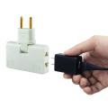Foldable Extension 180 Degree Rotation EU Power Plug Adapter Travel WirelessIn Three Converter Charging Socket Charger. 