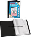 Plastic Sheet file - 40 Pocket A4 Display Book 40 Pocket Clear Pockets can display 80 pages Black. 