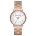 Micheal Kors Mother of pearl Dial Gold Mesh Bracelet Watch For Women MK-4392. 