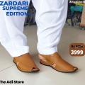 Zardari Supreme Chappal for Men Hand Made - Matt Folded Upper - Yellow Matt Color - Original Charsadda chappal Pure Leather - The Adi Store. 