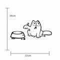 Angry simon's cat Sticker  - For Car. 