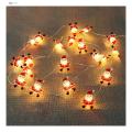 Cartoon Shape Christmas Lights Festive Christmas Led String Lights for Home Decoration Santa Snowman Bell Gift Box Lights for Xmas Tree New Year Buyers' Favorite Christmas Light String Cartoon. 