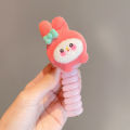 New Cartoon anrio Telephone Wire Hair Tie Women Girl Cute Pluh Hair Band piral Coil Rubber Band Ponytail Hair Acceorie Yao tore. 
