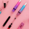 【2023NEW】New Arrival Fountain Pen Fashion Popular Plastic Colorful Classic Business Gift Ink Pens Nice Office Pen Gift Gradient Color 1PC. 