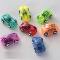 Pull Back Mini Cars Transparent Inertial Broken-Resistant Funny Car Model For Birthday Party Toys. 
