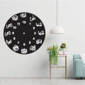Bismilah Clock, And Butterfly Shelf,Wooden Wall Clock-3D Watch DIY Design Decoration Birds Numeral Quartz For Home Décor Living Room And Offices And For Gifts. 