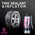 Flamingo Tire Liquid Sealant - Instant Puncture Repair  & Tire Inflator  – 450 ml. 