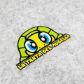 S033 MOTO GP Stickers Rossi Lucky Turtle LA TARTA DEL MUGELLO Italy Cartoon Reflective Helmet Car Window Decals. 
