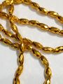Beads for DIY Crafts. Golden Spacer Cut Cylinder (Jo) Plastic Beads. 6 Strings. Beads, For DIY Jewelry Making, Jewelry, Dress Accessories, Crafts, and Home Décor.. 