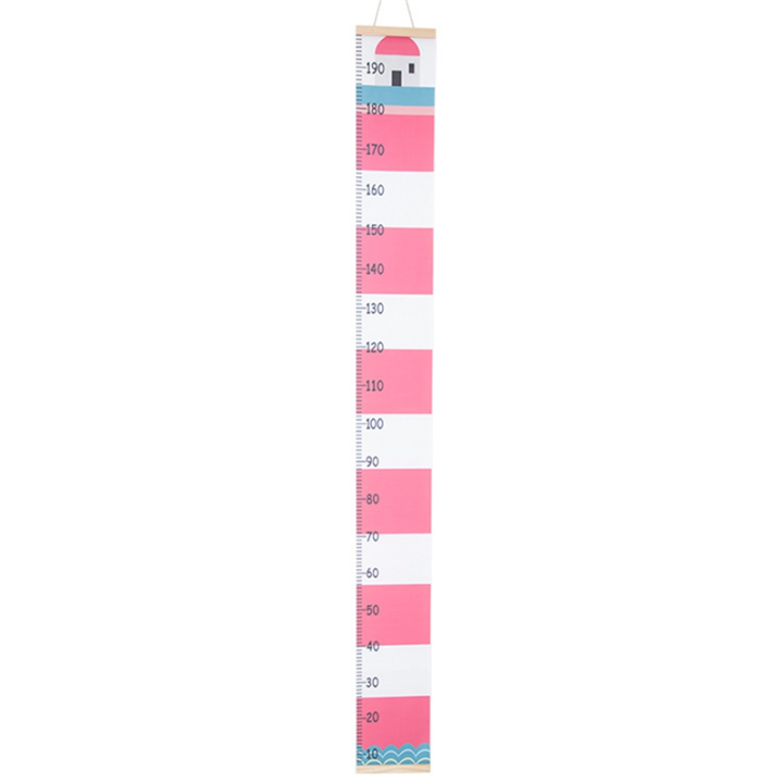 A Canvas Growth Chart for Kids -Unisex Kids Room Wall Decor Measuring Height Chart-Wall Tape with Height Chart for Kids Easy Install
