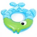 Fish-shaped Inflatable Baby Swimming Ring Swim Bath Pool Float Toy Blue Purple Blue. 