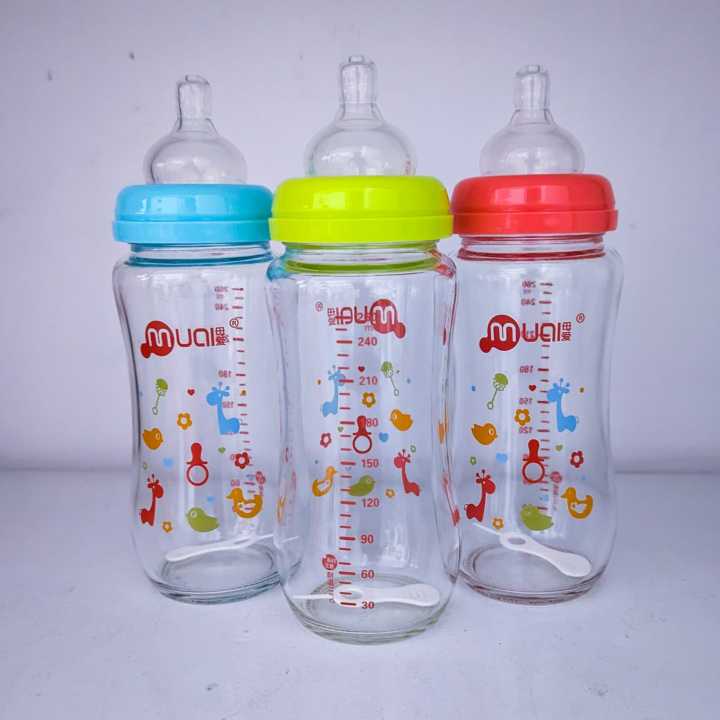 Feeder In Glass Material Purple Color For Kids main image 1