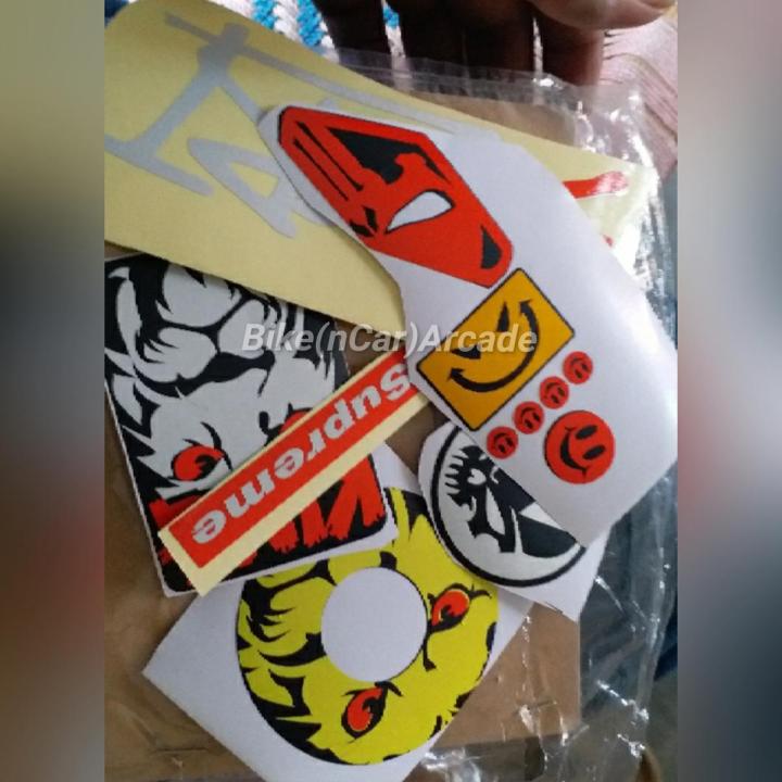 12 Stickers for Honda 125 Universal Sticker Kit Waterproof Vinyl