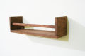 Large Wood Shelf - Wall Mounted Shelf - Wall Storage Rack - Decorative U Shape Shelf for Room, Kitchen. 