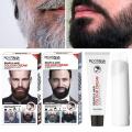 2Pcs/Set Men Efficient Beard Black Dye Tint Cream Mustache Semi-permanent Men's Fashion Nourishing Faster Hair Color Dye. 