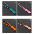 20pcs Zipper Pull Puller End Fit Rope Tag Replacement Clip Zip Cord Tab Cologo. 