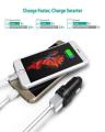 24W - 4.8A - Dual USB Car Charger - Black. 